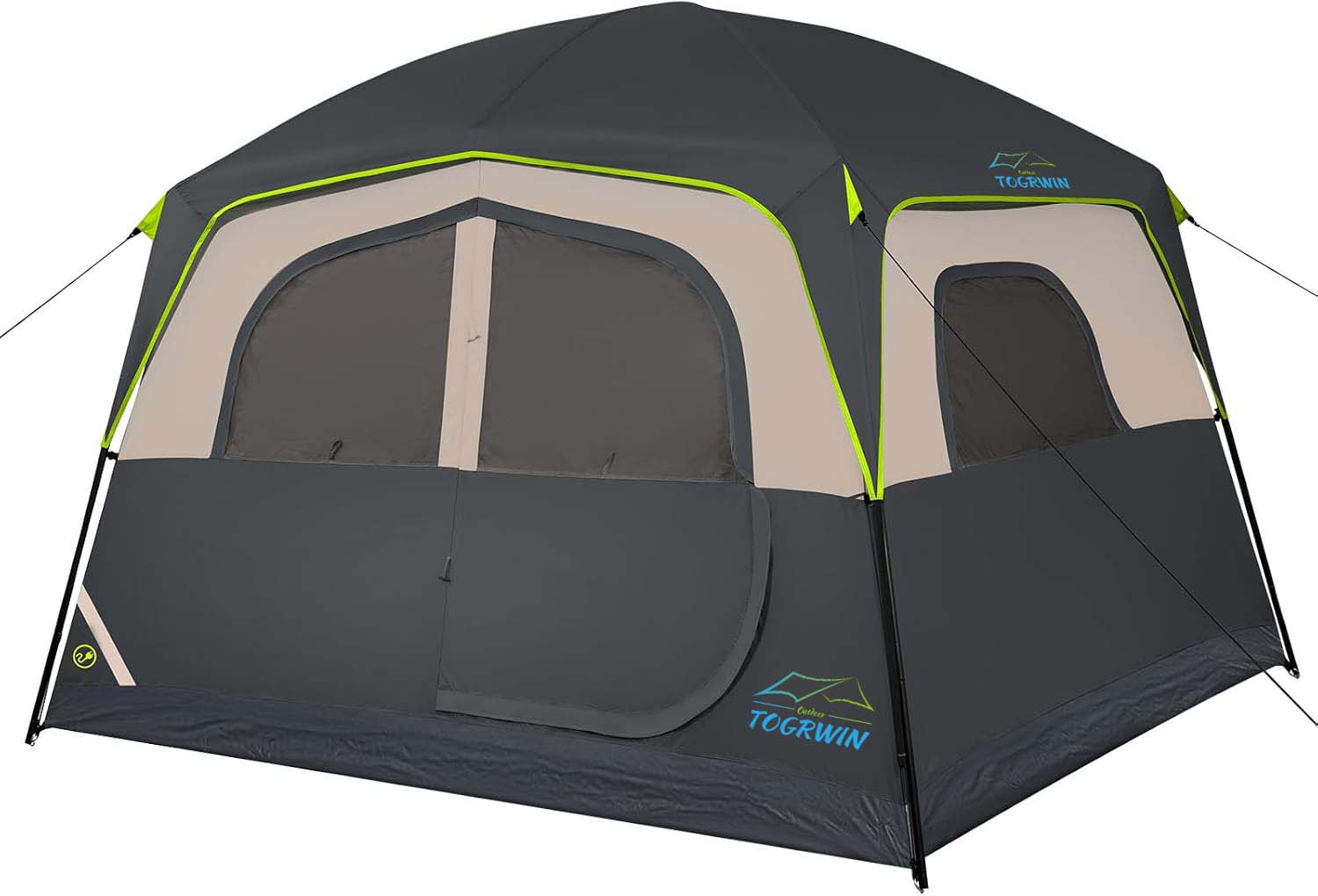 Torgwin Travel Tent 6 คนเต็นท์สำหรับการตั้งแคมป์